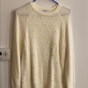 Old Navy White Sweater